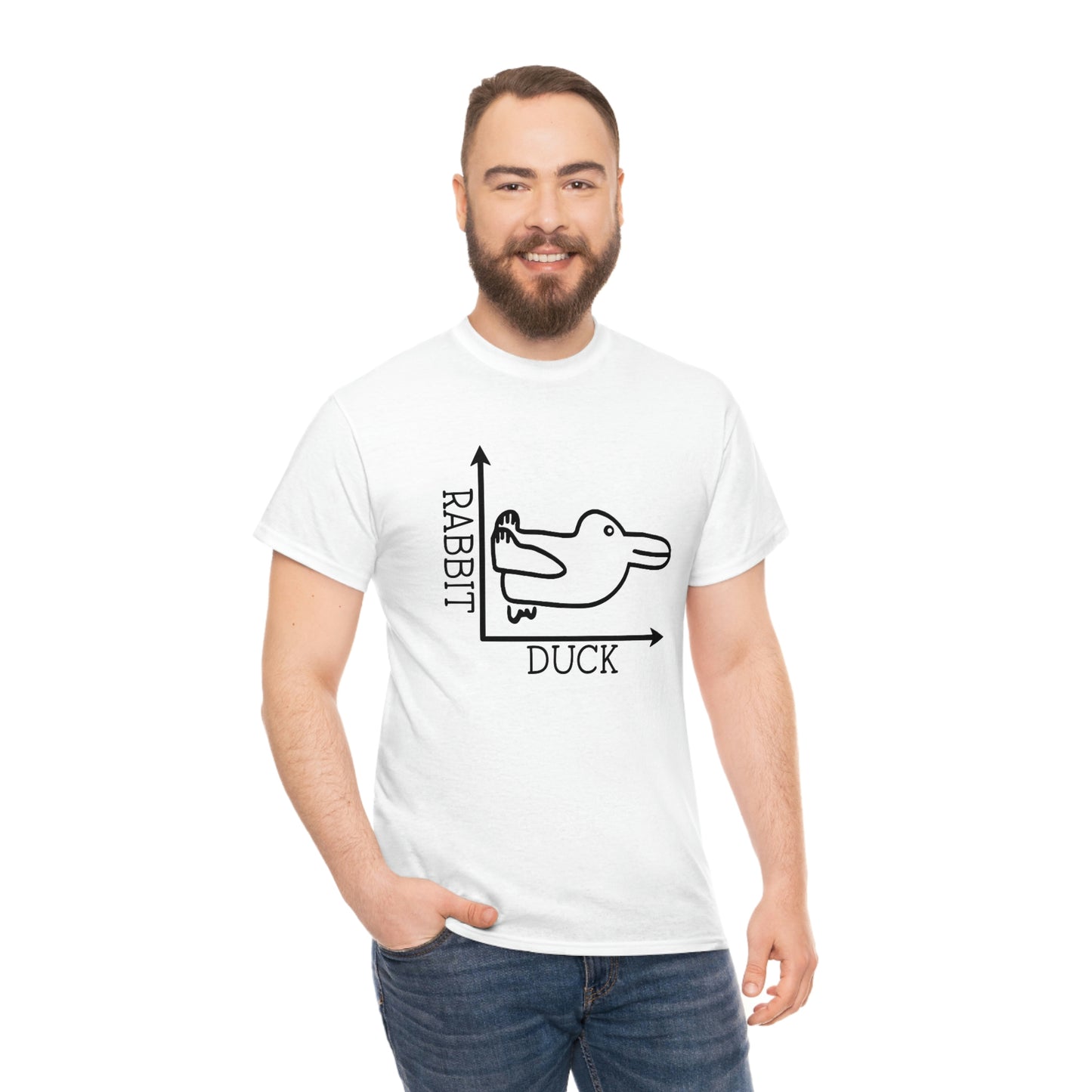 Rabbit Duck Unisex Heavy Cotton Tee