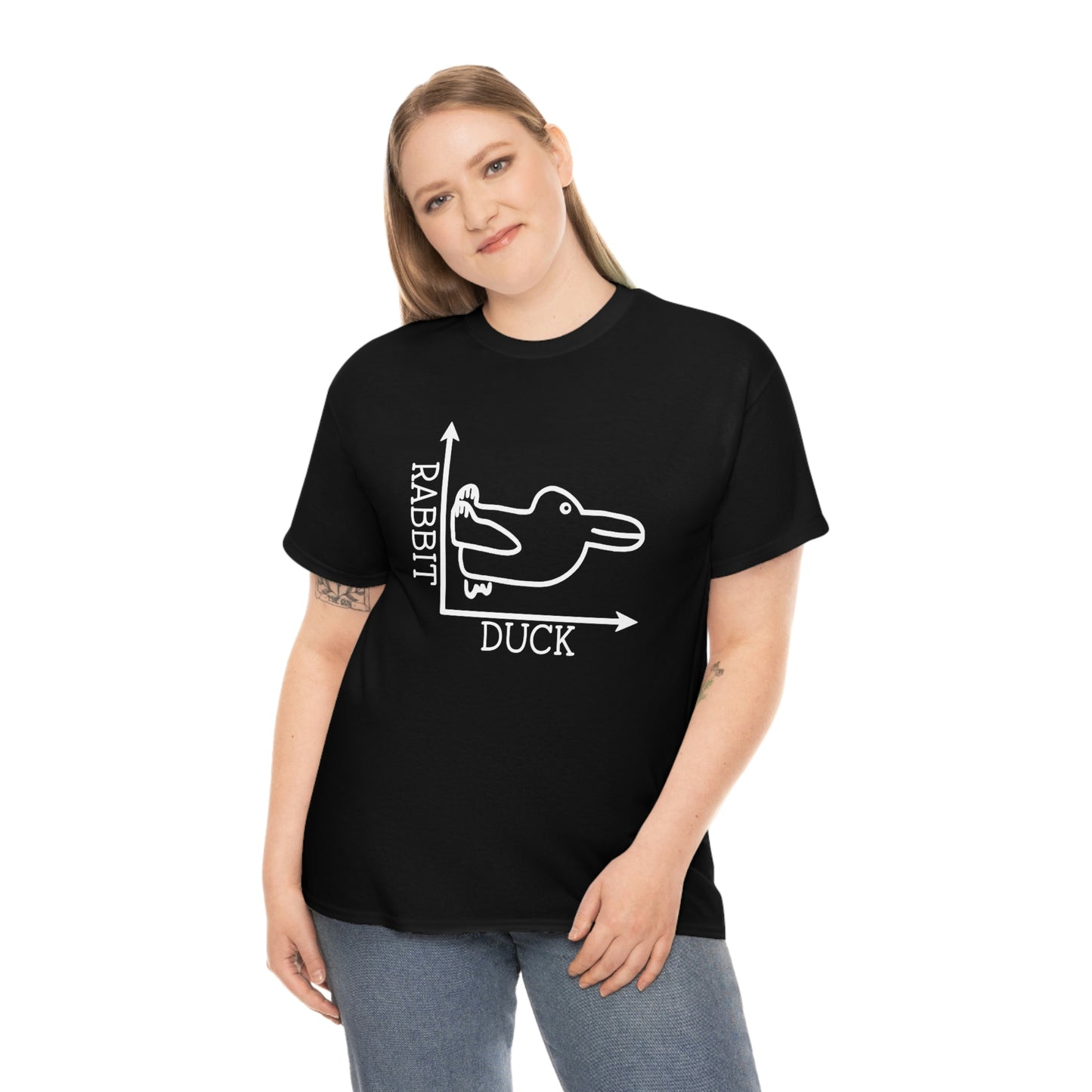 Rabbit Duck Unisex Heavy Cotton Tee