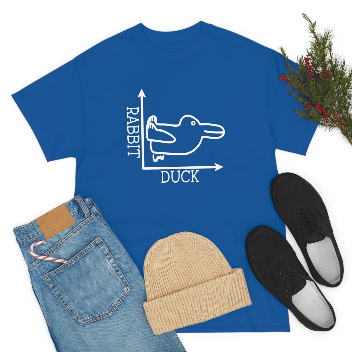 Rabbit Duck Unisex Heavy Cotton Tee