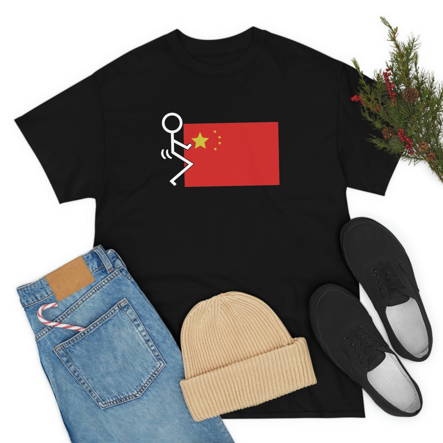 Fuck China Unisex Heavy Cotton Tee