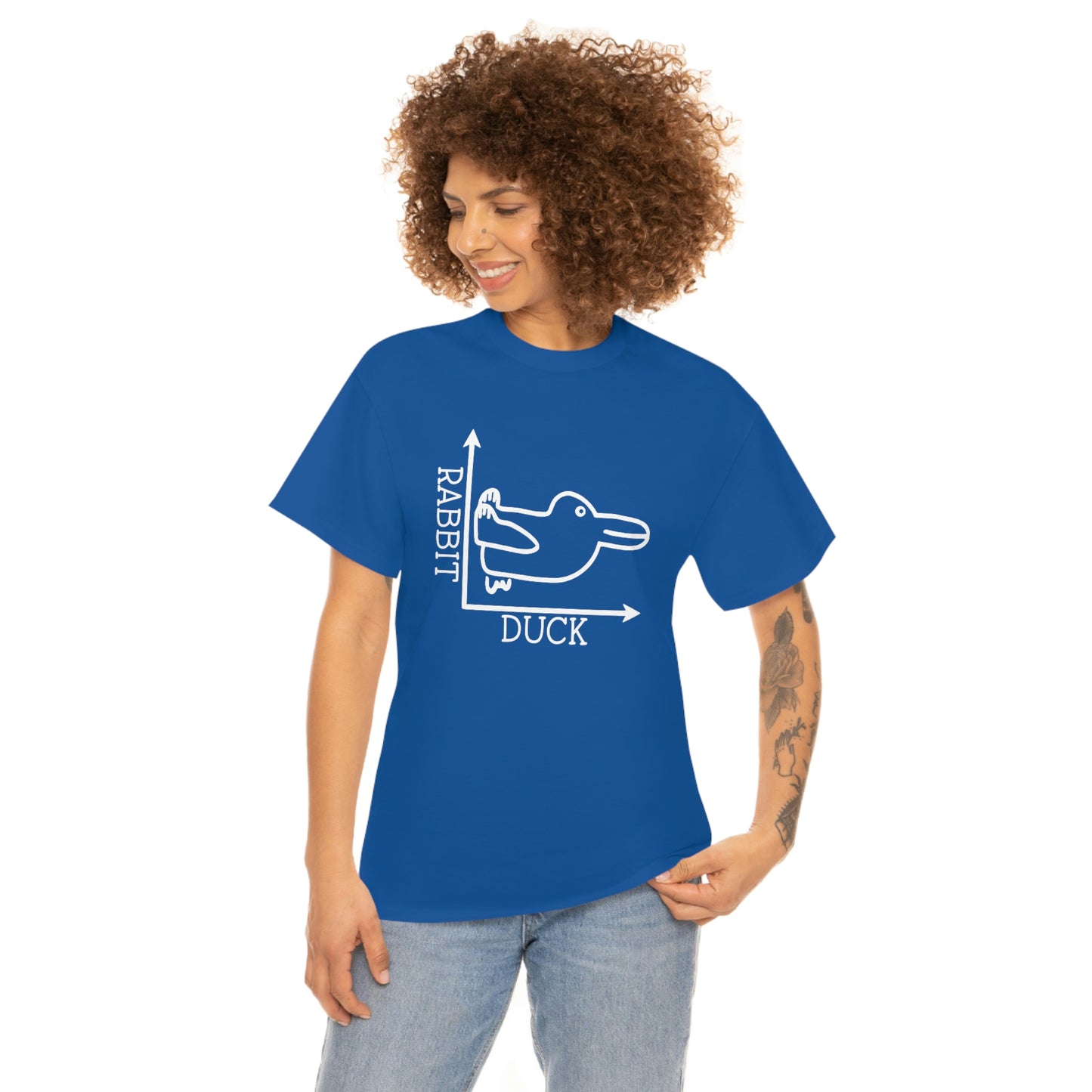 Rabbit Duck Unisex Heavy Cotton Tee