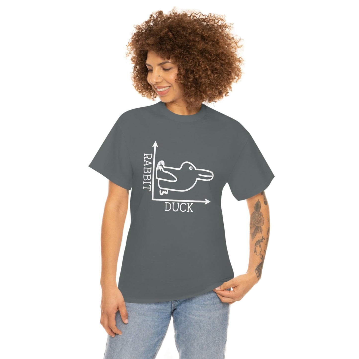 Rabbit Duck Unisex Heavy Cotton Tee