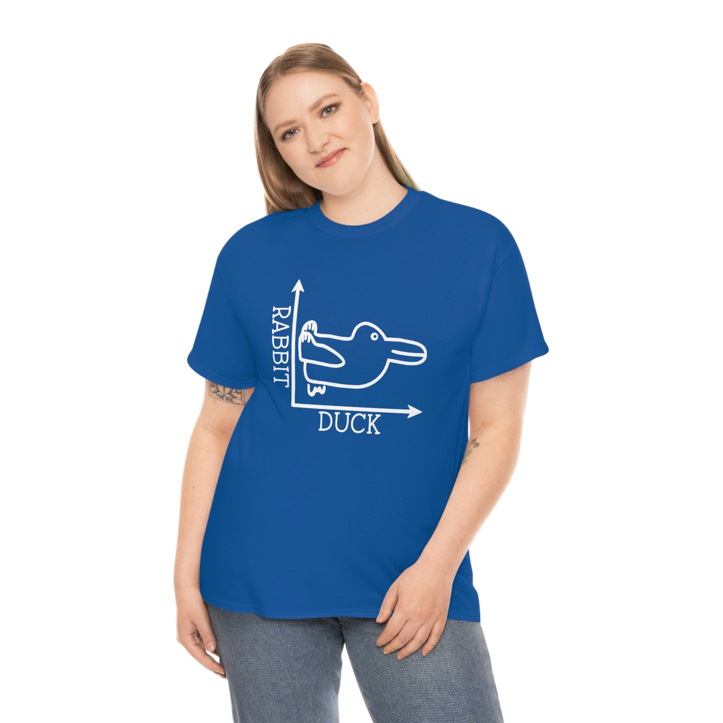 Rabbit Duck Unisex Heavy Cotton Tee