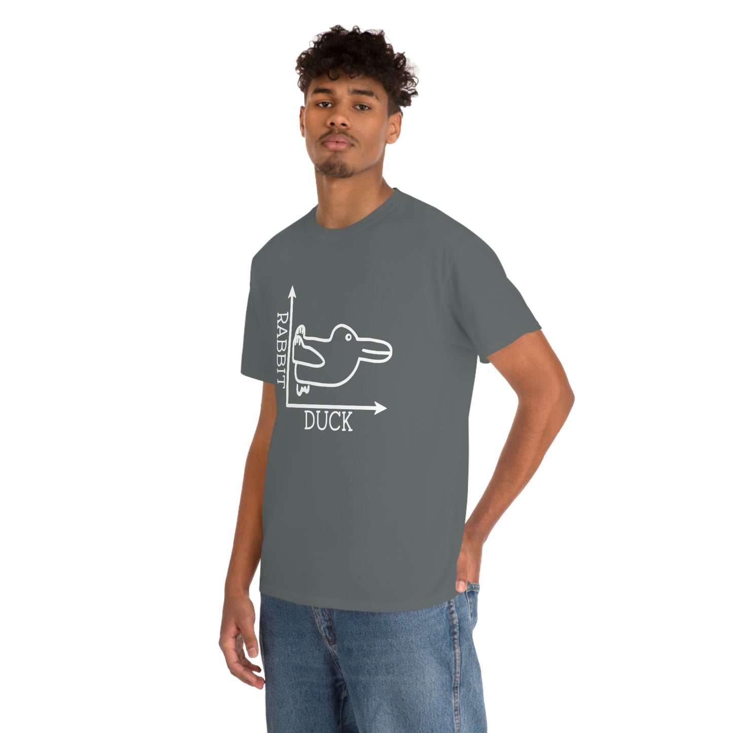 Rabbit Duck Unisex Heavy Cotton Tee