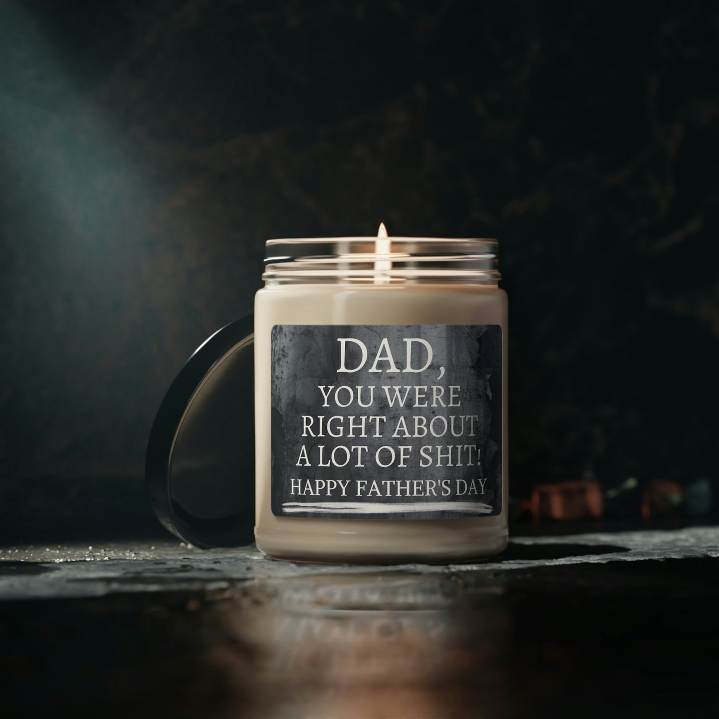 Dad You Were Right Father's Day Scented Soy Candle, 9oz