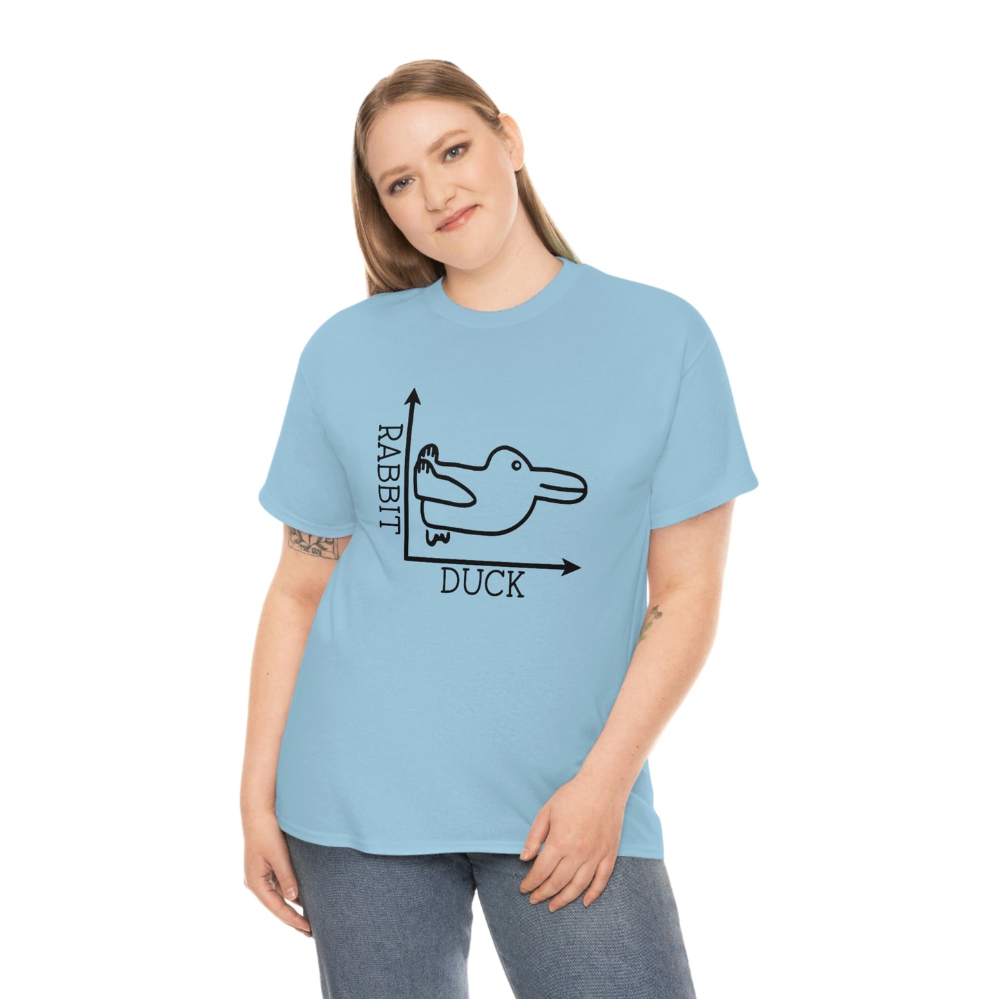 Rabbit Duck Unisex Heavy Cotton Tee