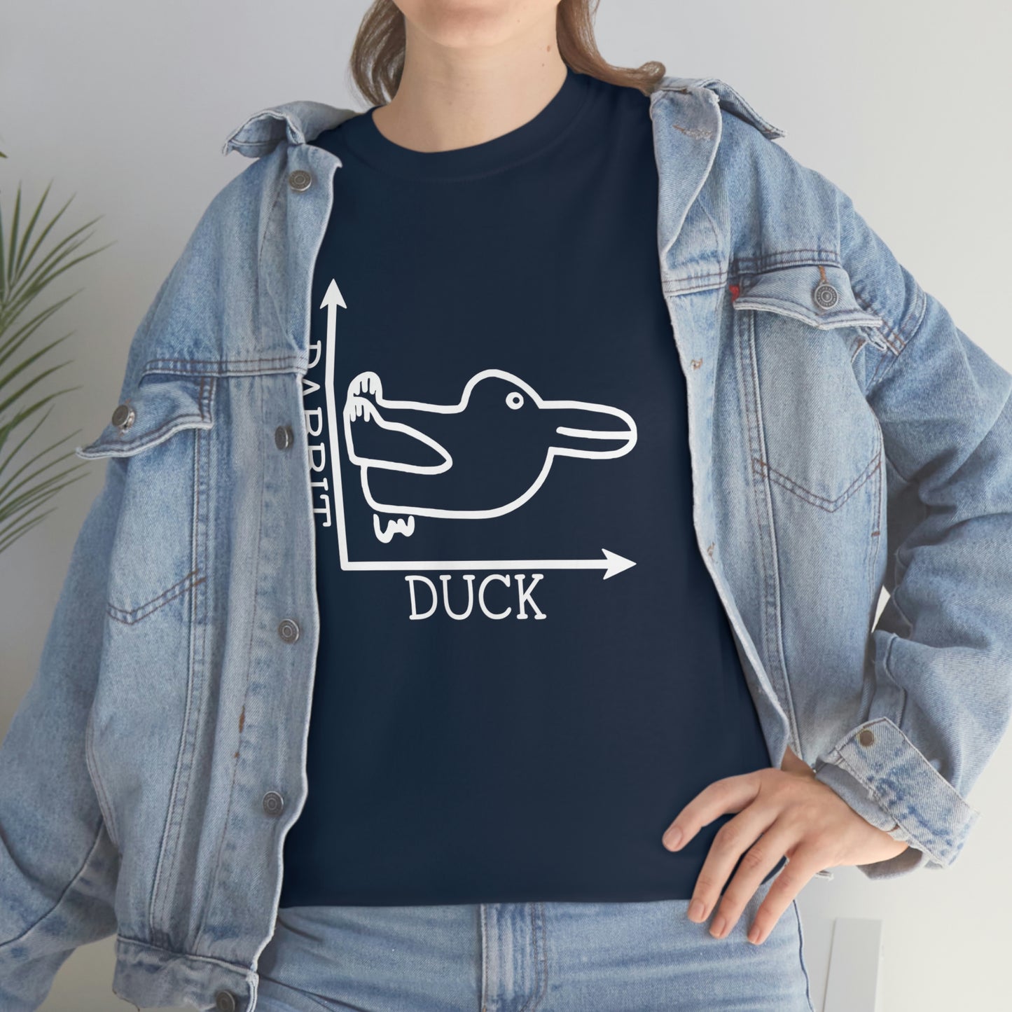 Rabbit Duck Unisex Heavy Cotton Tee