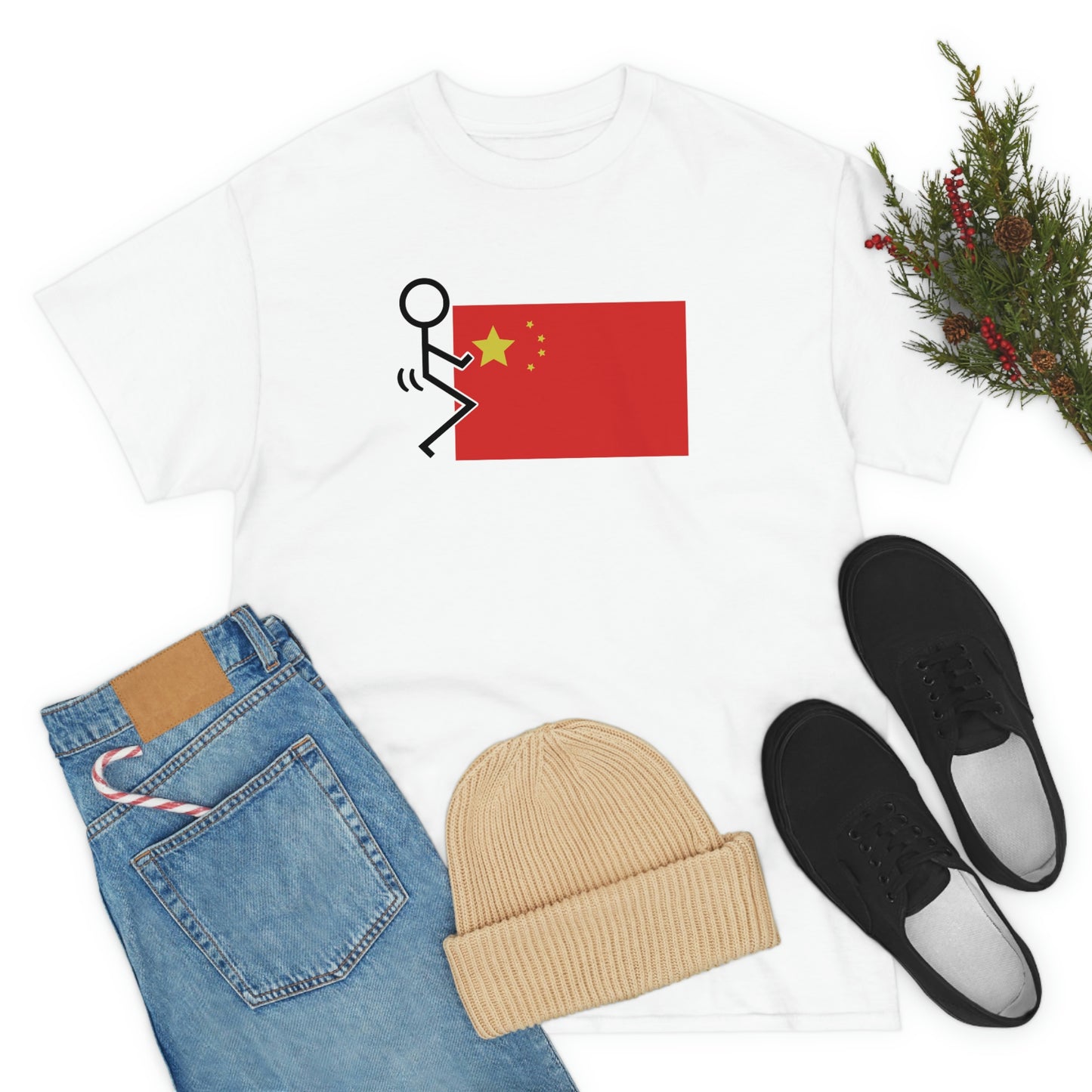 Fuck China Unisex Heavy Cotton Tee