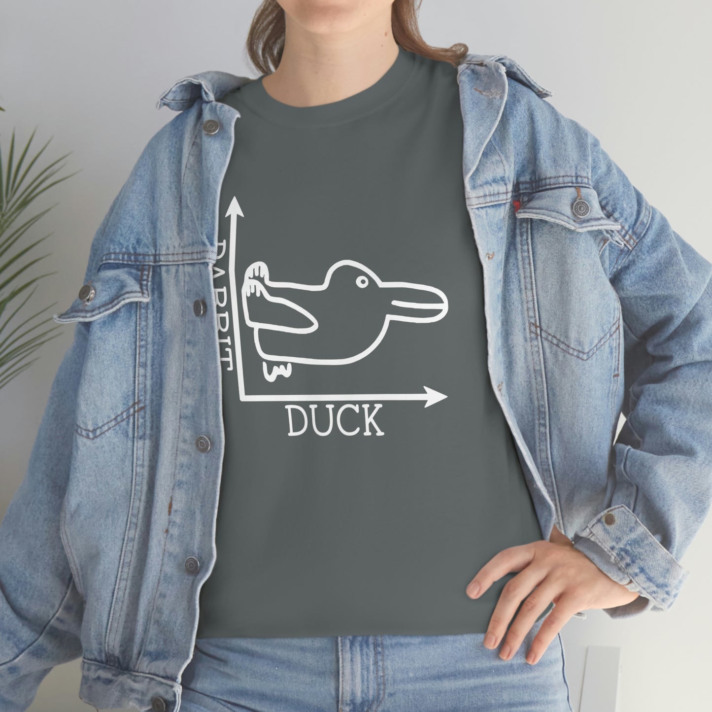 Rabbit Duck Unisex Heavy Cotton Tee