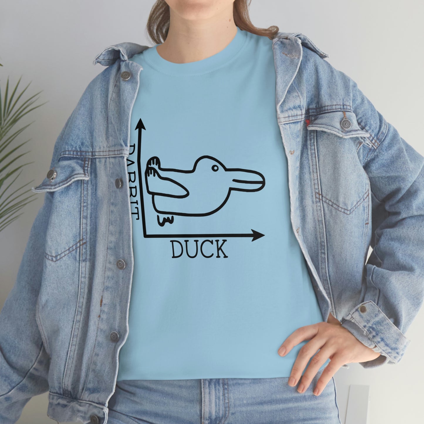 Rabbit Duck Unisex Heavy Cotton Tee