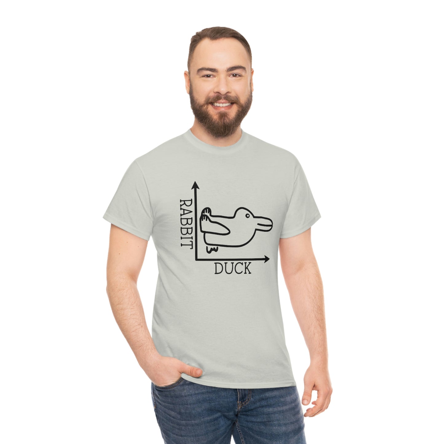 Rabbit Duck Unisex Heavy Cotton Tee