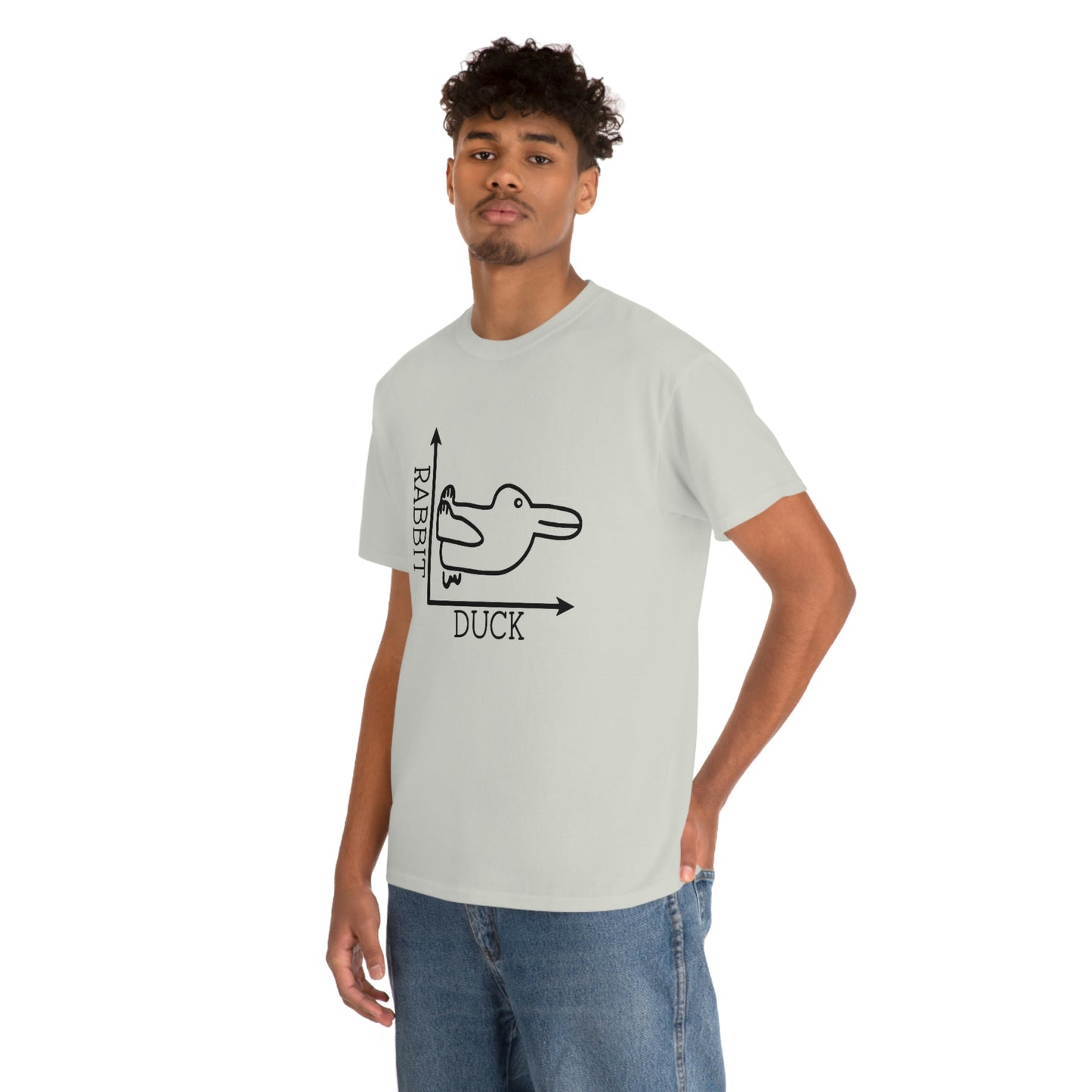 Rabbit Duck Unisex Heavy Cotton Tee