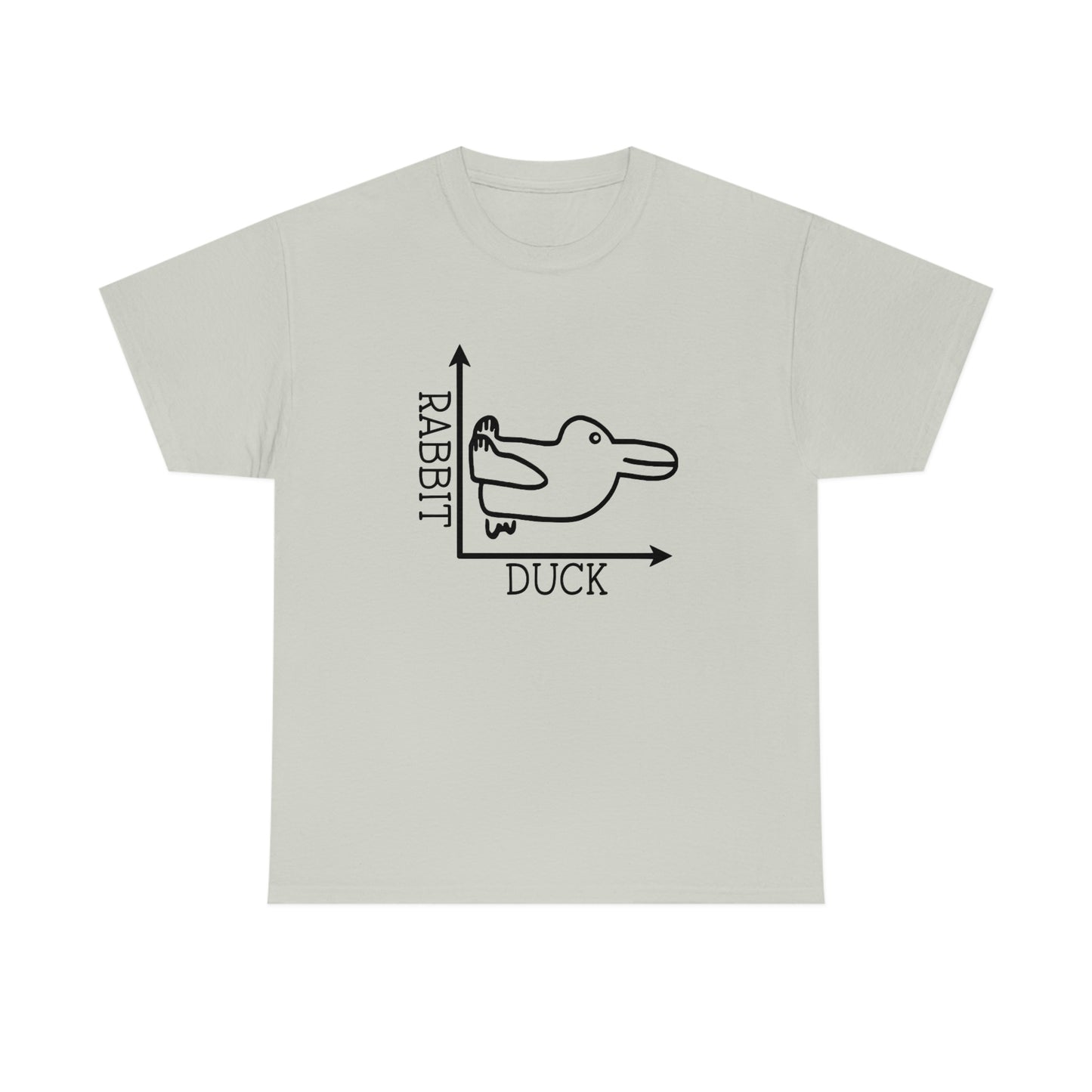 Rabbit Duck Unisex Heavy Cotton Tee