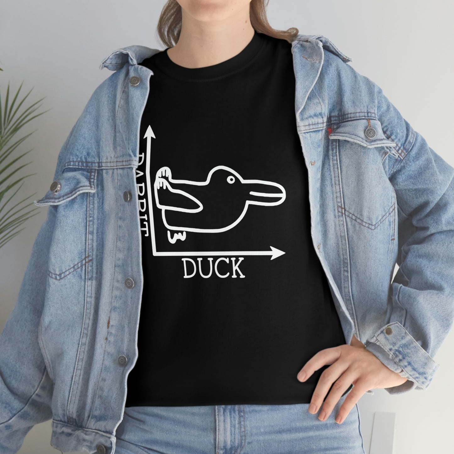 Rabbit Duck Unisex Heavy Cotton Tee