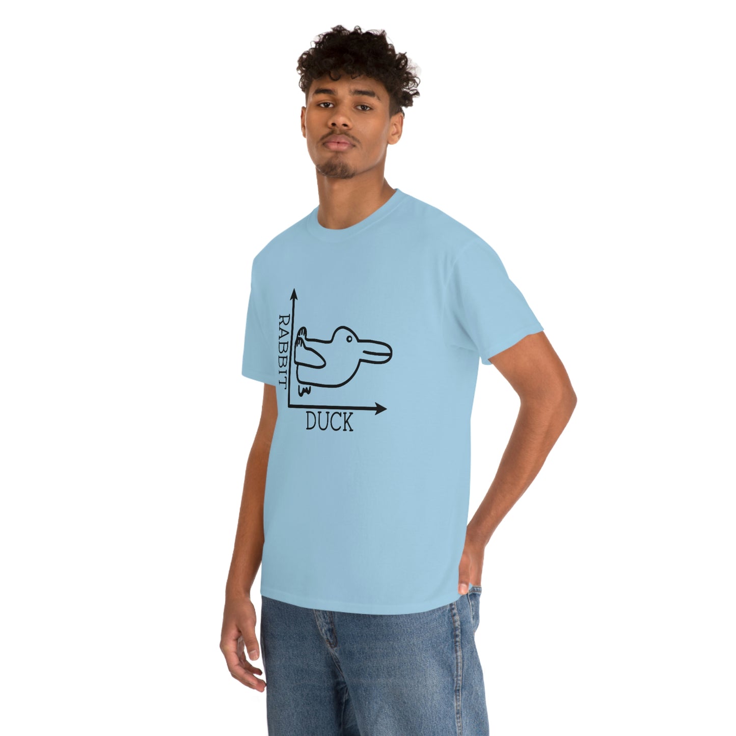 Rabbit Duck Unisex Heavy Cotton Tee