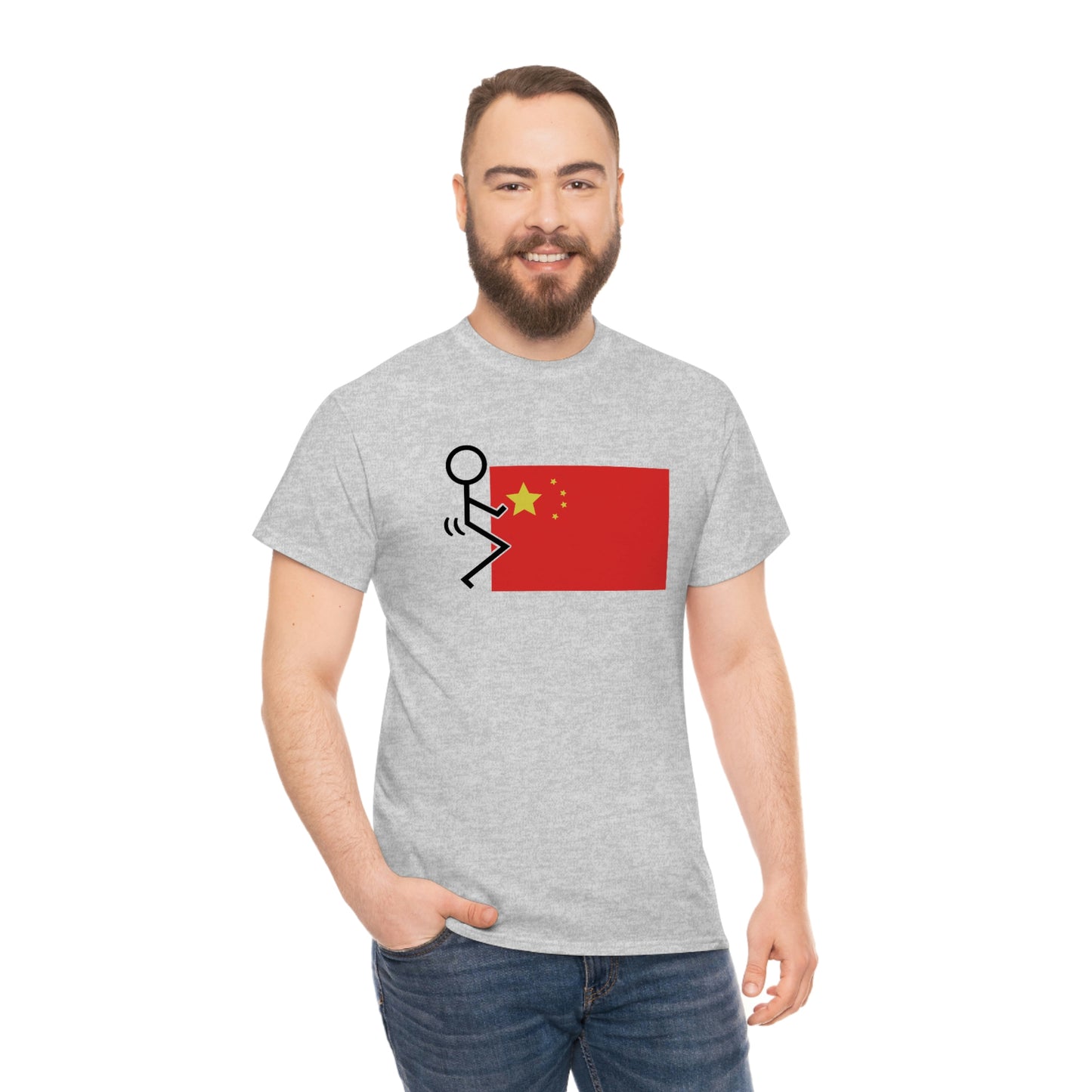 Fuck China Unisex Heavy Cotton Tee