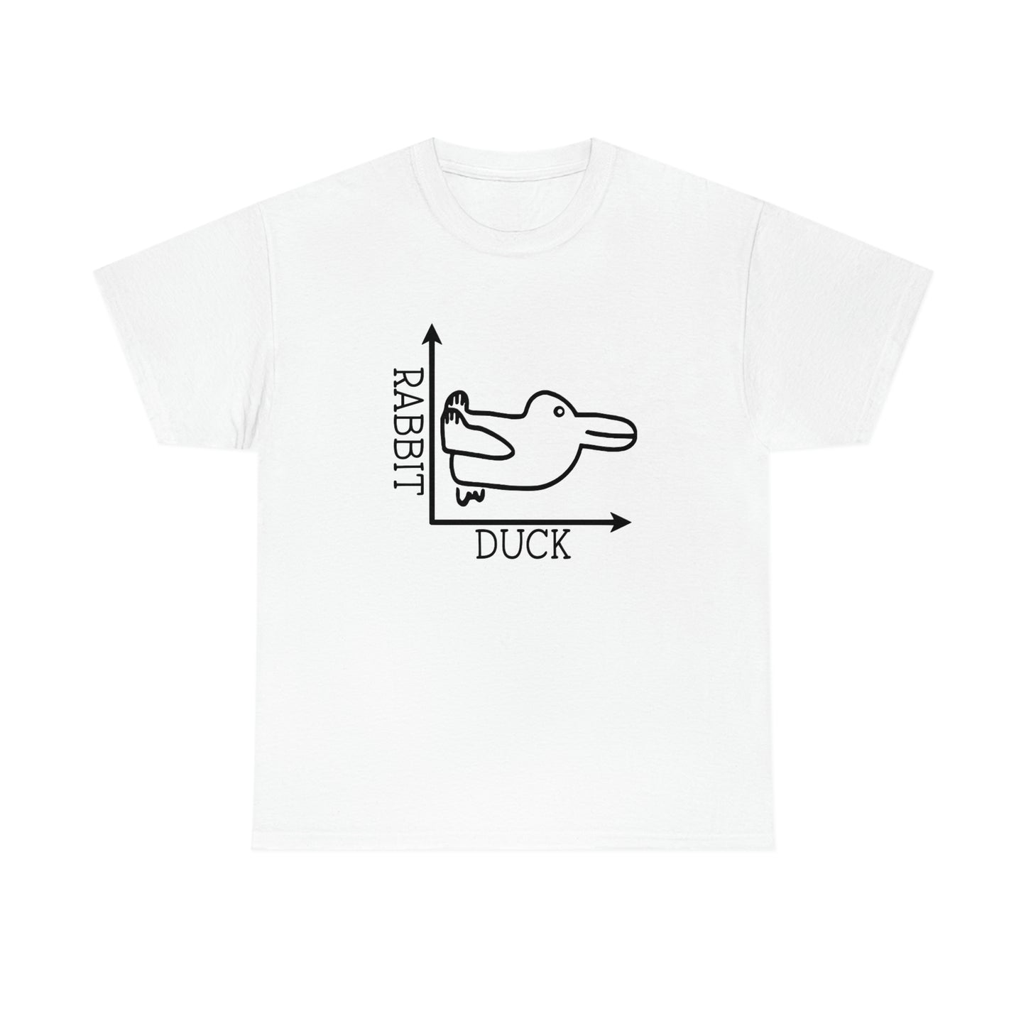 Rabbit Duck Unisex Heavy Cotton Tee