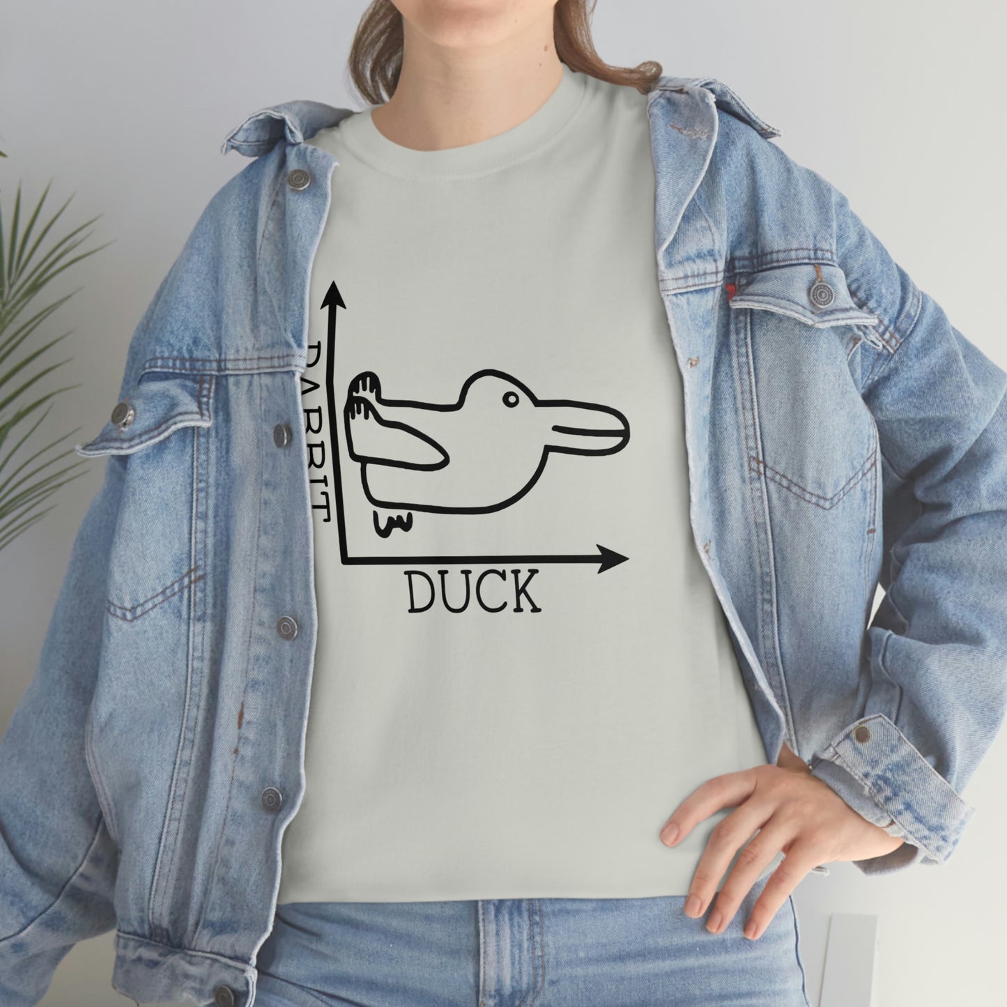 Rabbit Duck Unisex Heavy Cotton Tee