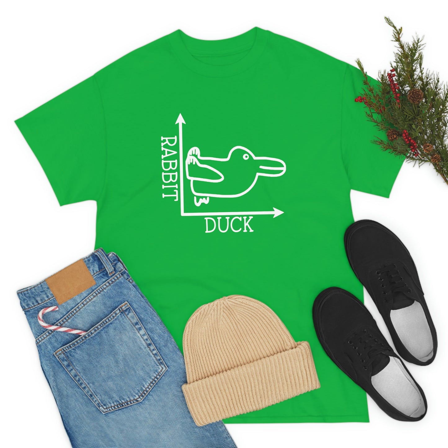 Rabbit Duck Unisex Heavy Cotton Tee