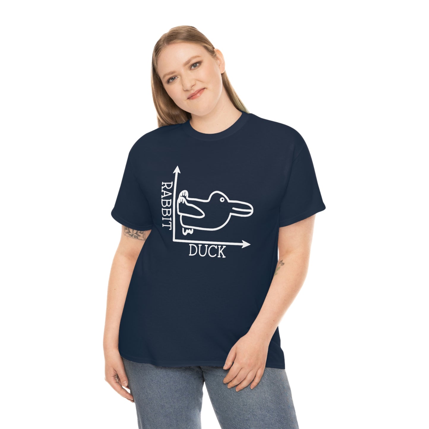 Rabbit Duck Unisex Heavy Cotton Tee