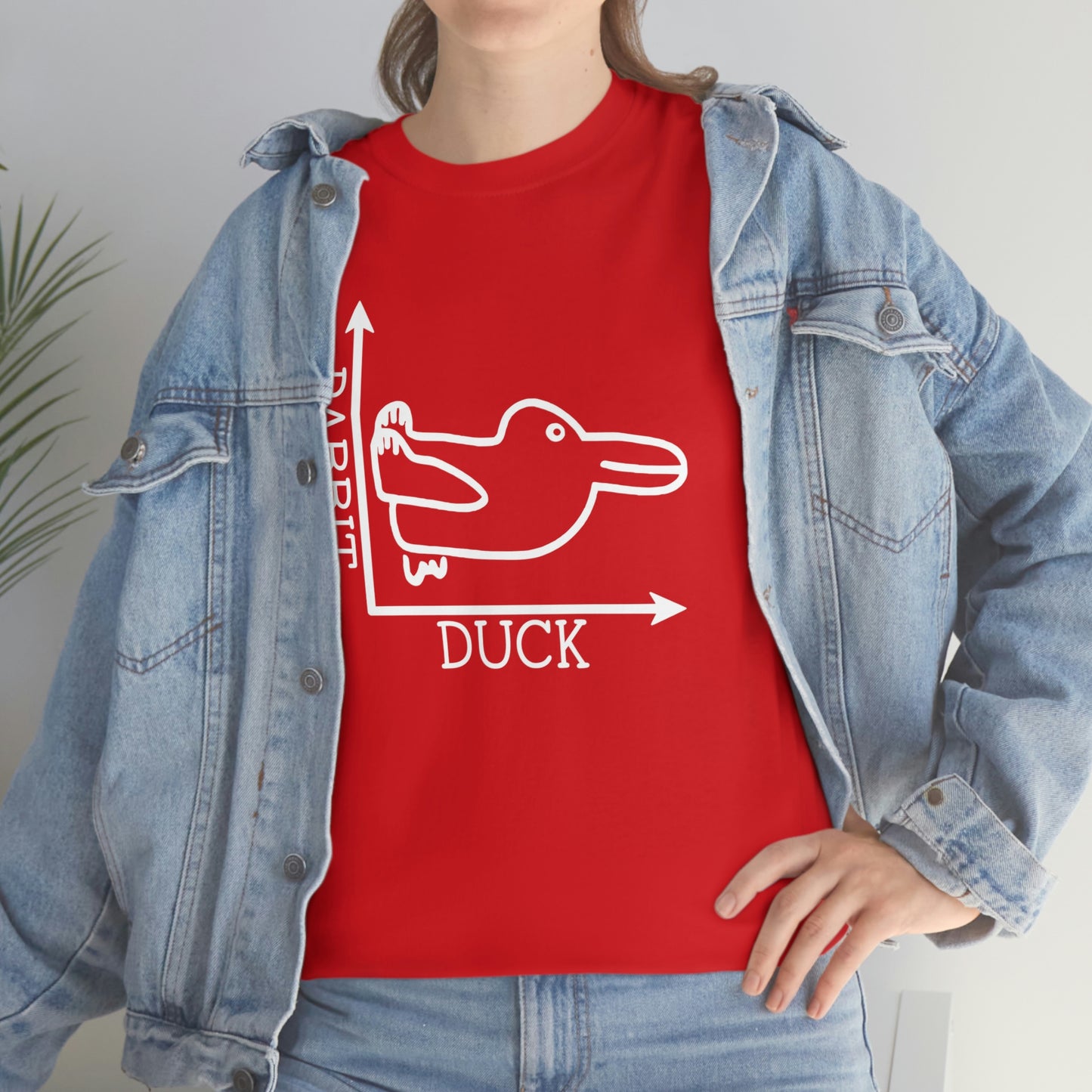 Rabbit Duck Unisex Heavy Cotton Tee