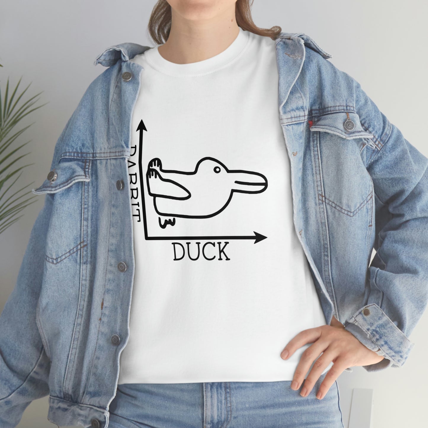 Rabbit Duck Unisex Heavy Cotton Tee