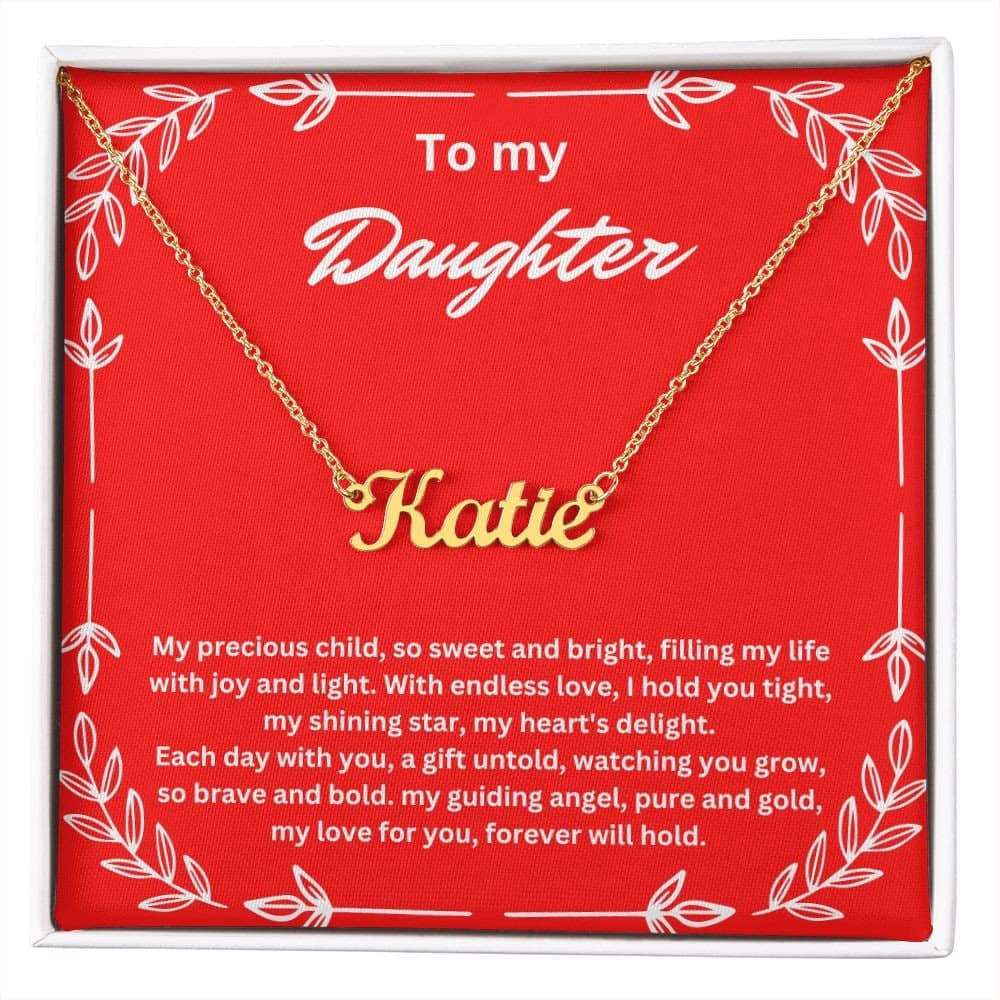 Personalized Name Necklace For Daughter